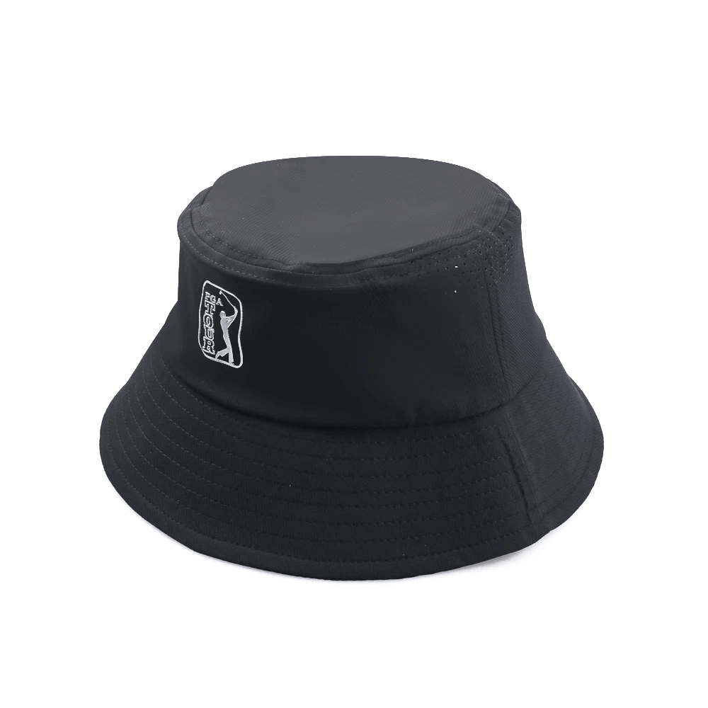 PGA TOUR Adjustable Golf Bucket Hat (Black)