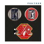 PGA TOUR六角底座+雙帽夾(紅)