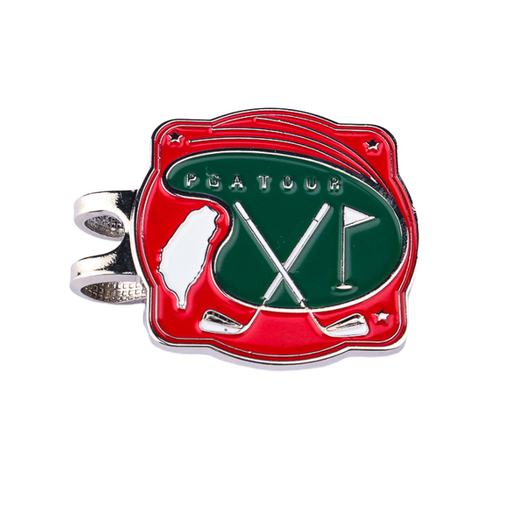 PGA red green base + double hat clip