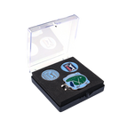 PGA淡藍果嶺底座+雙帽夾