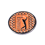 PGA亮橘果嶺底座+雙帽夾