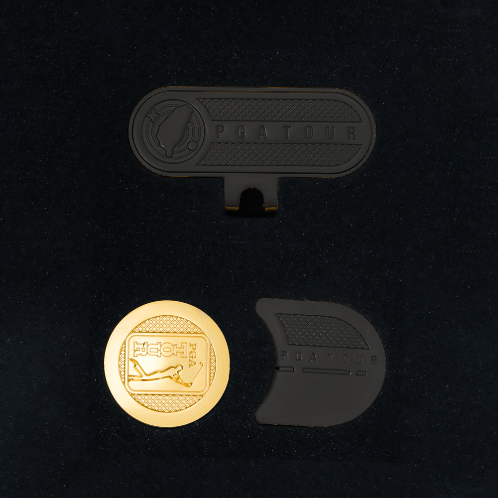 PGA Golf Ball Marker (Black)