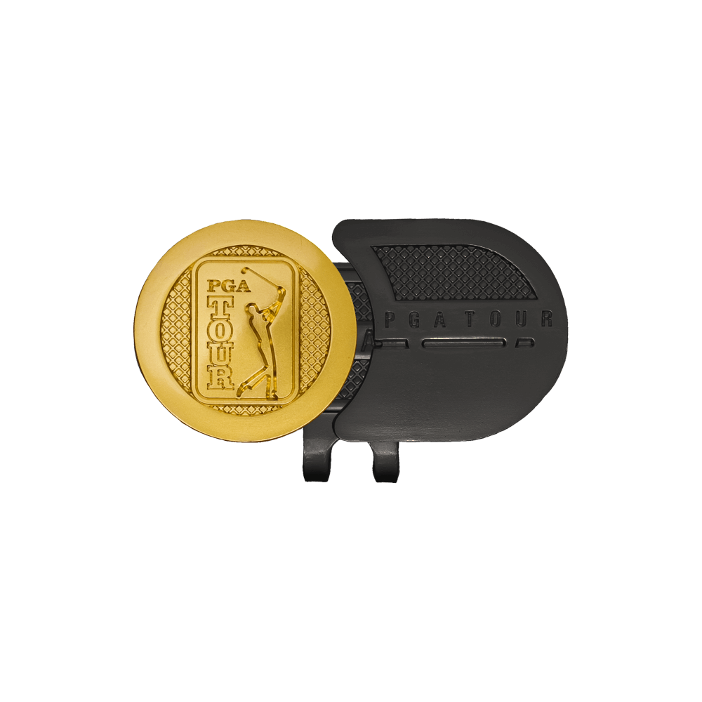 PGA高爾夫指向球標(黑)