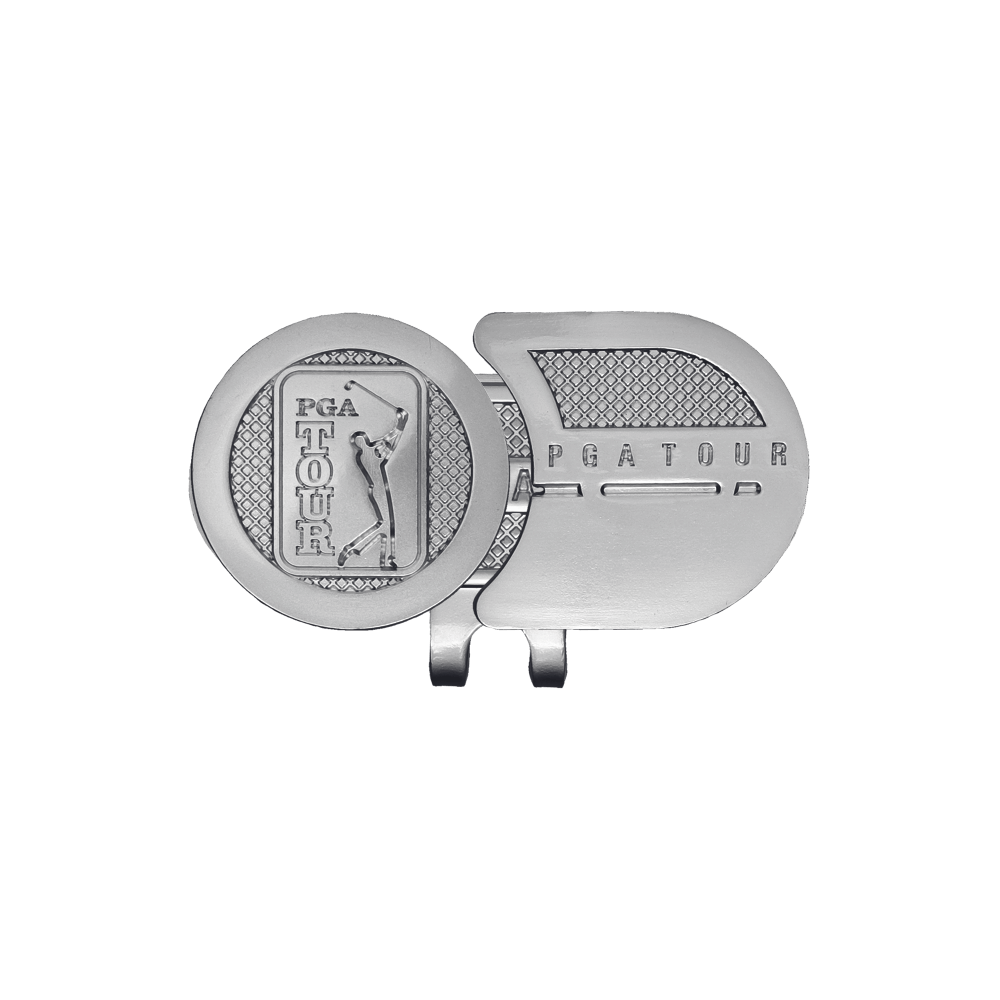 PGA高爾夫指向球標(銀)