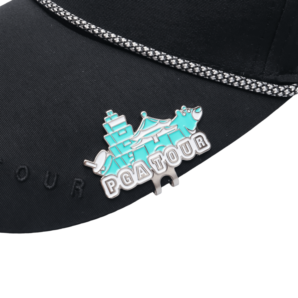 PGA TOUR台灣限定球標帽夾(紅)