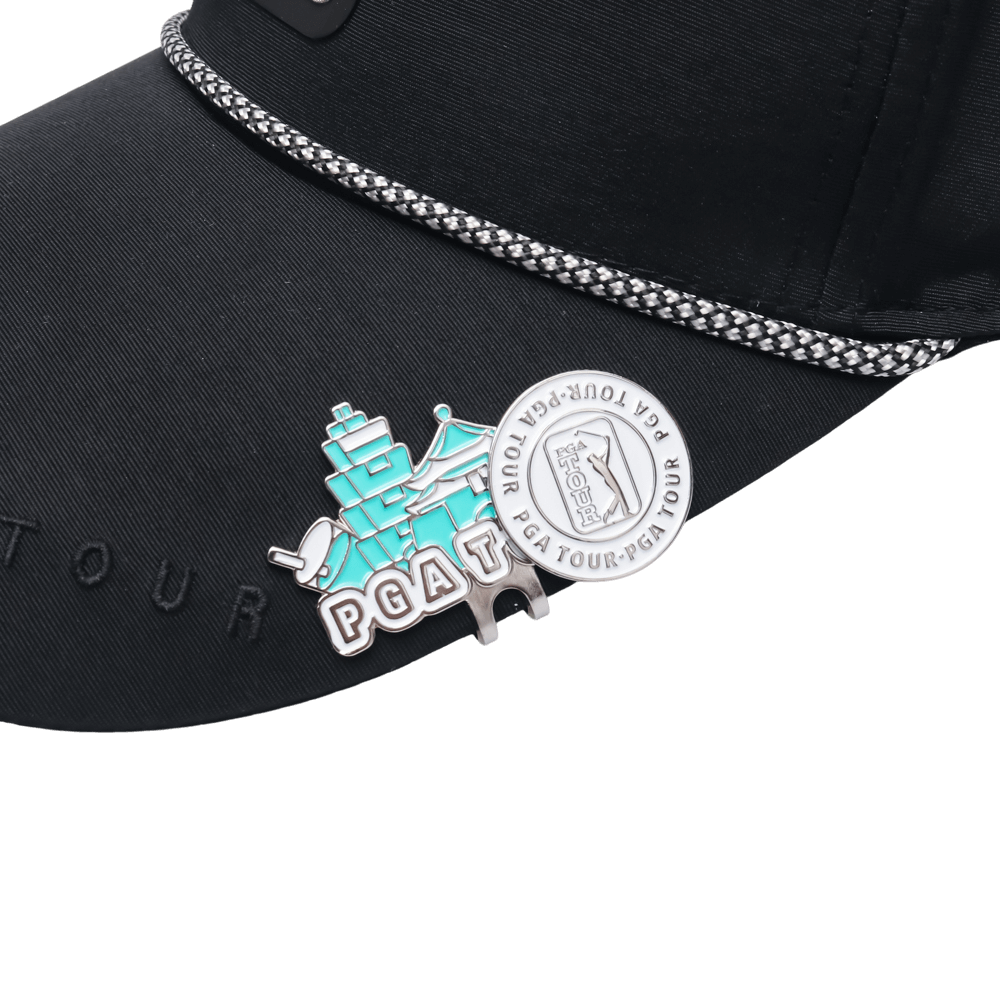 PGA TOUR台灣限定球標帽夾(紅)