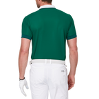 Color-blocked short-sleeved shirt