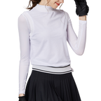 Mesh Faux Two-Piece Sunscreen Ice Silk Sleeve Cover