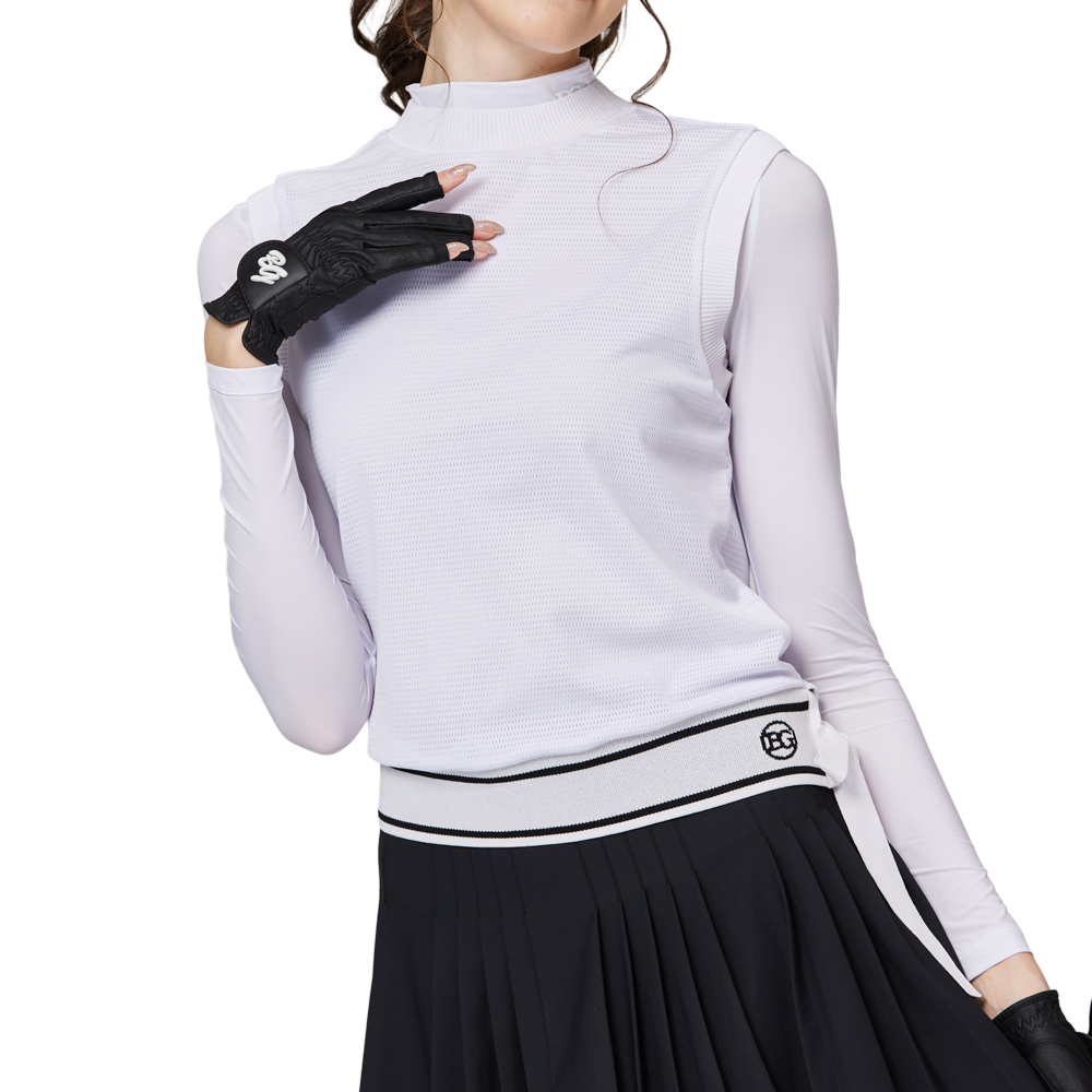 Mesh Faux Two-Piece Sunscreen Ice Silk Sleeve Cover