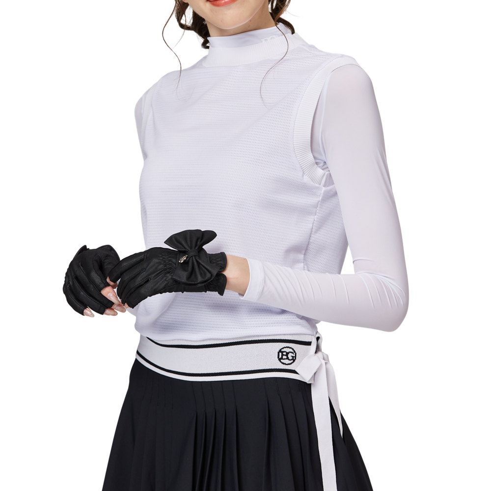 Mesh Faux Two-Piece Sunscreen Ice Silk Sleeve Cover