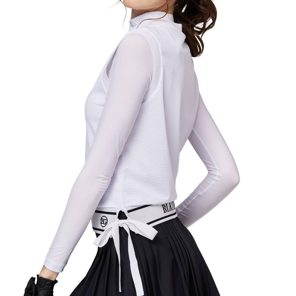 Mesh Faux Two-Piece Sunscreen Ice Silk Sleeve Cover