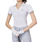 V領女短袖上衣