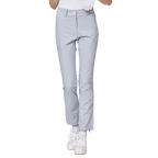 Thin elastic waist split women's trousers