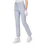 Thin elastic waist split women's trousers