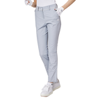 Thin elastic waist split women's trousers