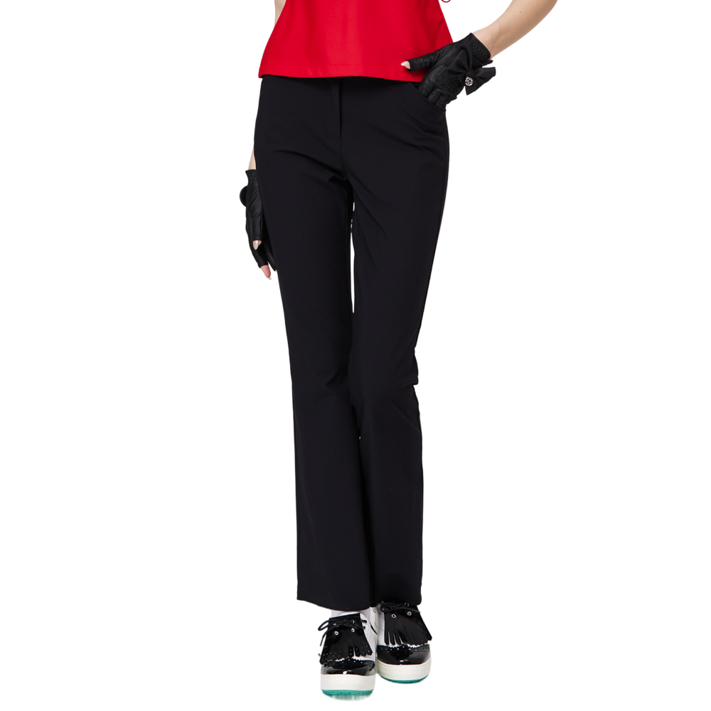 High-elasticity flared women's trousers
