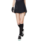 Printed high-waisted A-line women's shorts skirt