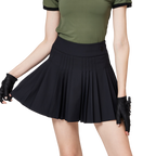 High-waisted women's pleated skirt
