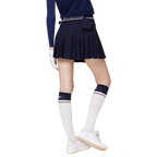 High-waisted women's pleated skirt