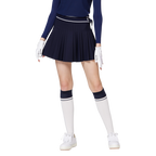 High-waisted women's pleated skirt