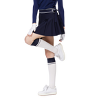 High-waisted women's pleated skirt