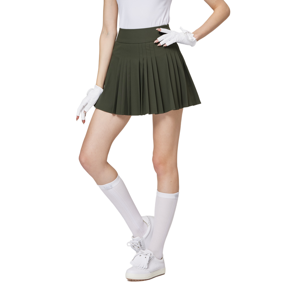 High-waisted women's pleated skirt