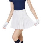 High-waisted women's pleated skirt