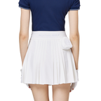 High-waisted women's pleated skirt