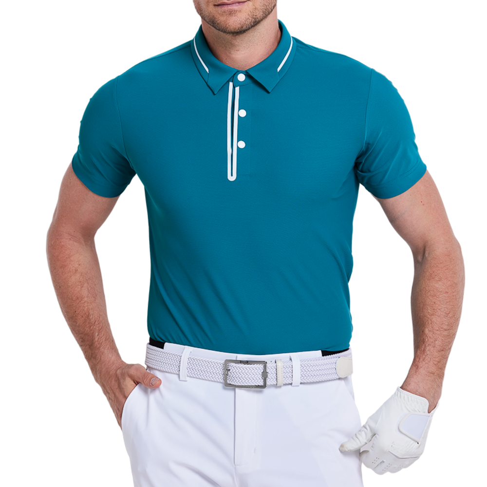 Men's Macaron Short-Sleeve T-Shirt (Dark Green)