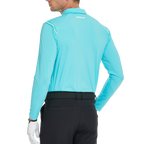 Men's Fila long-sleeved shirt with lapel collar (ice blue)