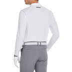 Men's Fila long-sleeved shirt with lapel (white)