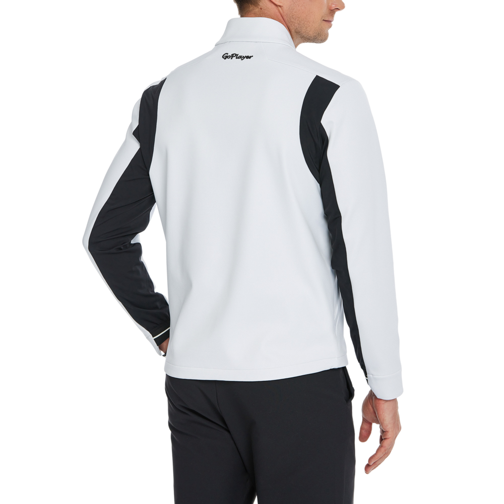 Men's Volcanic Rock Fleece-Soled Warm Jacket (White)