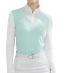 GoPlayer女連身防曬袖套衣（淡綠）