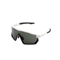 GoPlayer Big Frame Sunglasses (White Black Frame Green Film)