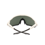 GoPlayer大框太陽眼鏡(白黑框 綠片)