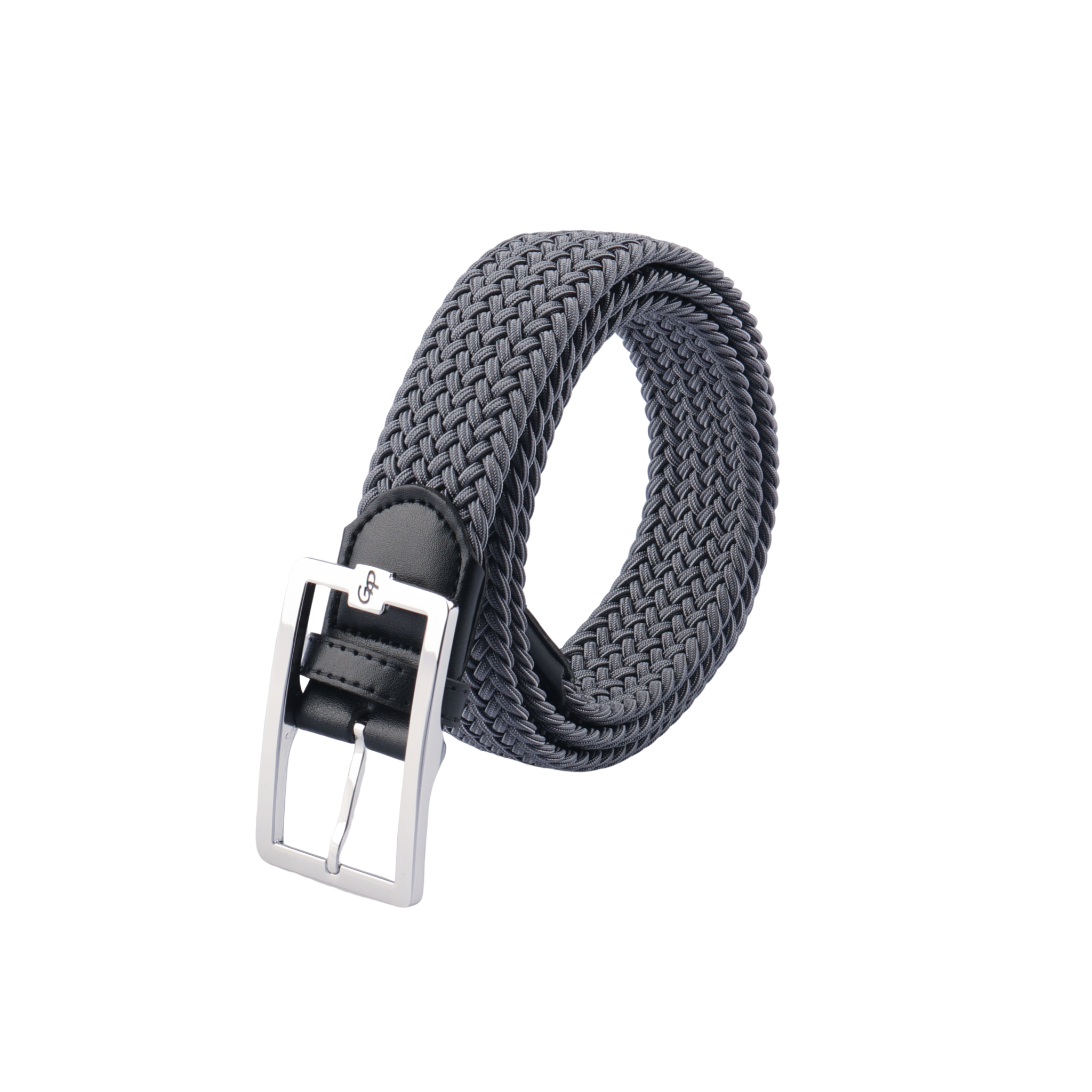 GoPlayer男高爾夫鬆緊皮帶(灰)