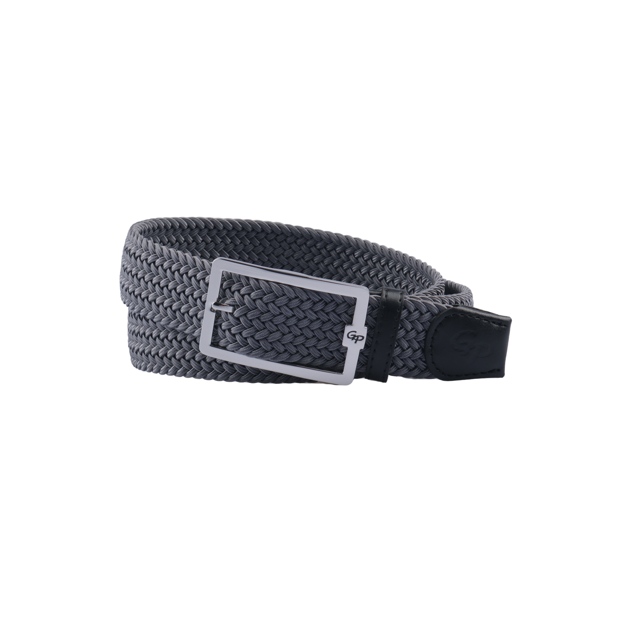 GoPlayer男高爾夫鬆緊皮帶(灰)