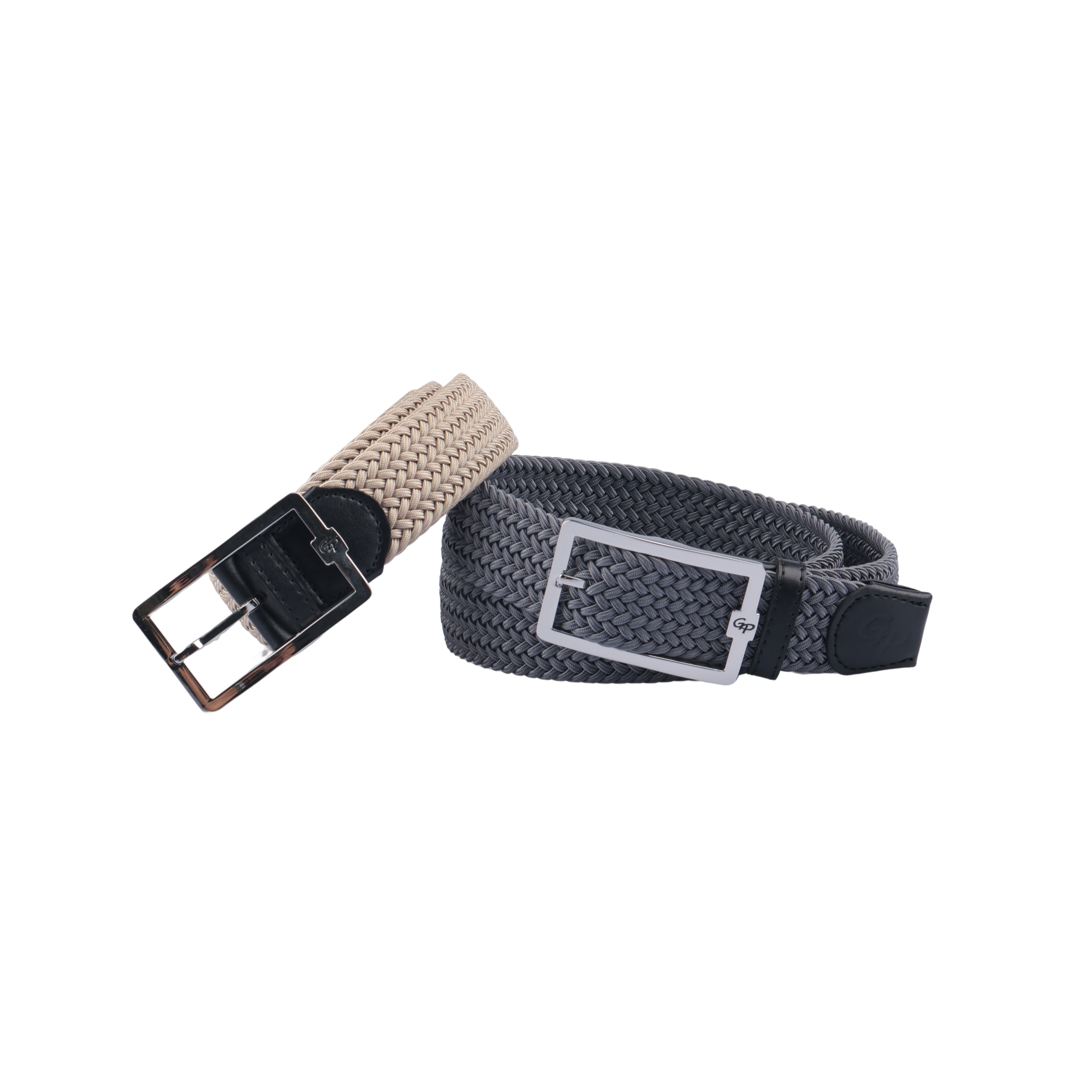 GoPlayer Men's Golf Elastic Belt (Beige)