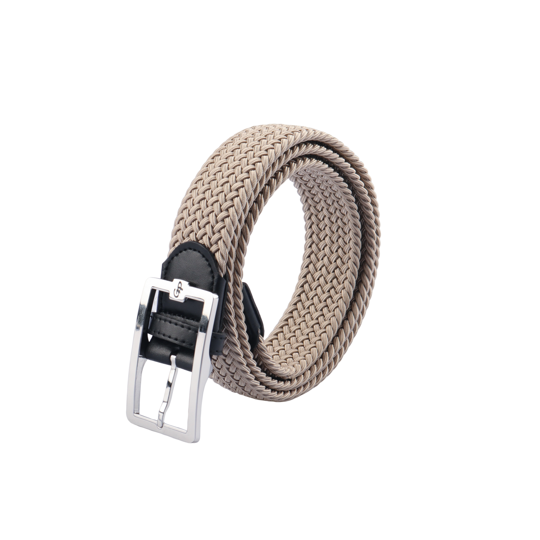 GoPlayer男高爾夫鬆緊皮帶(灰)