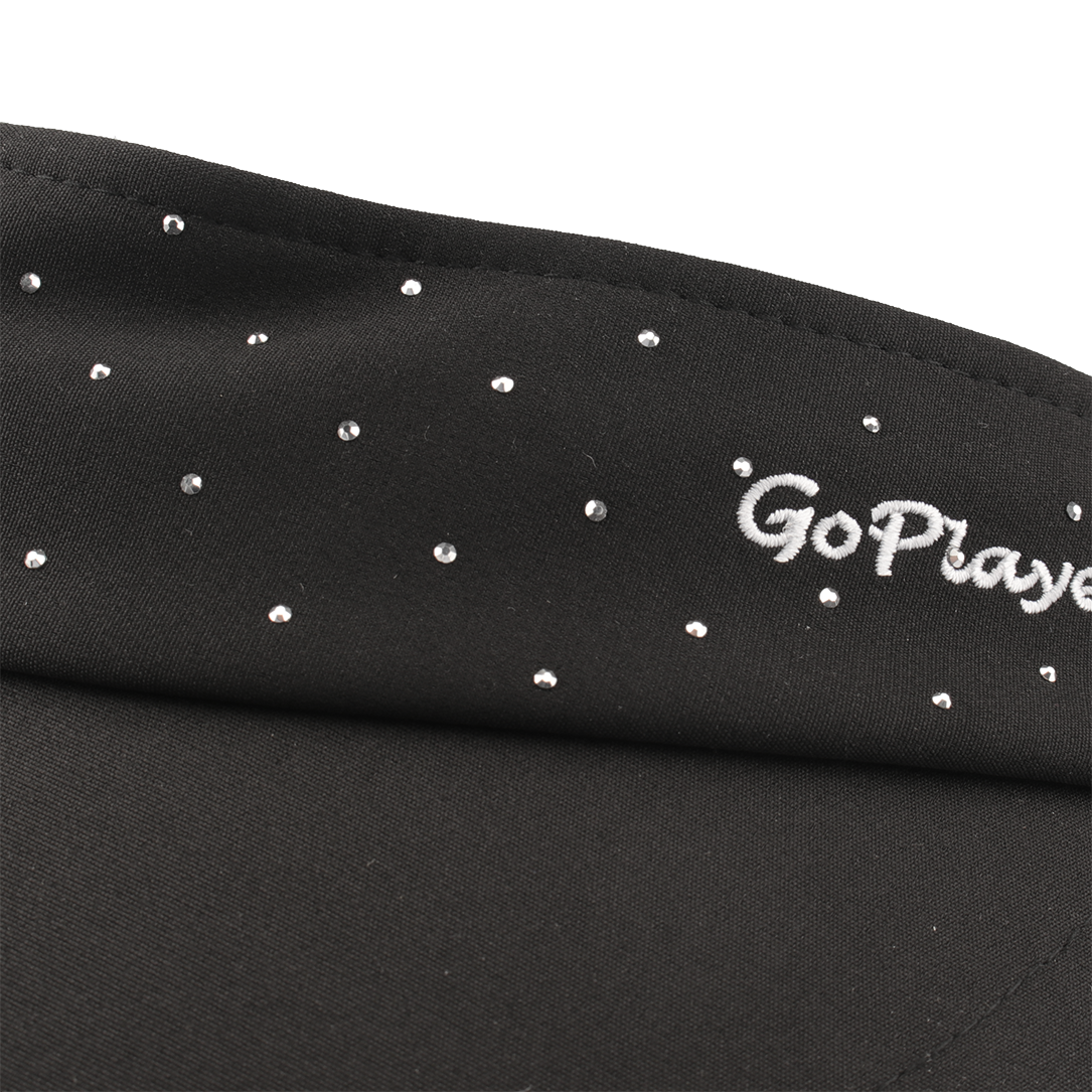 GoPlayer Ladies Golf Hollow Visor Hat (White)